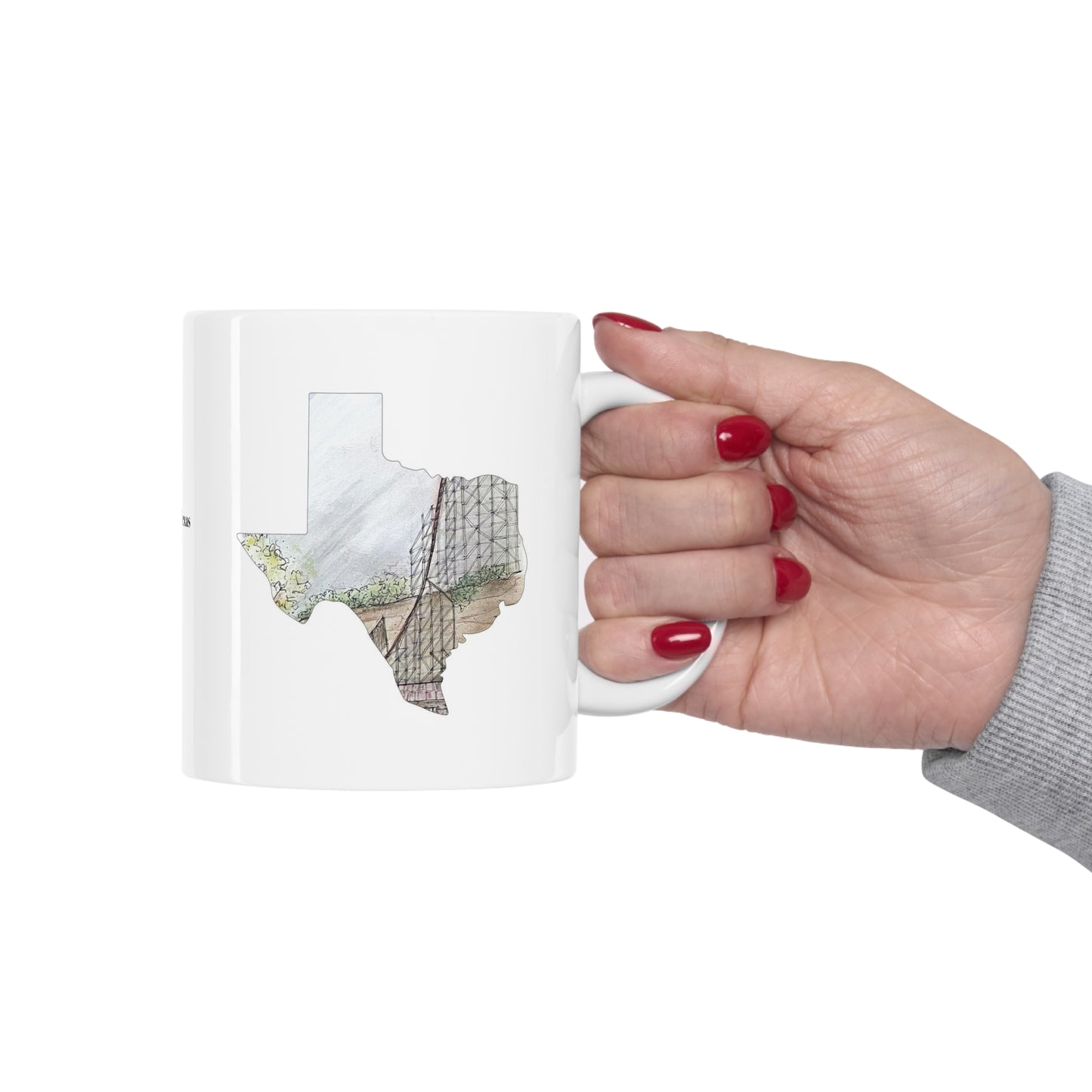 Iron Rattler Rollercoaster Inspired Mug