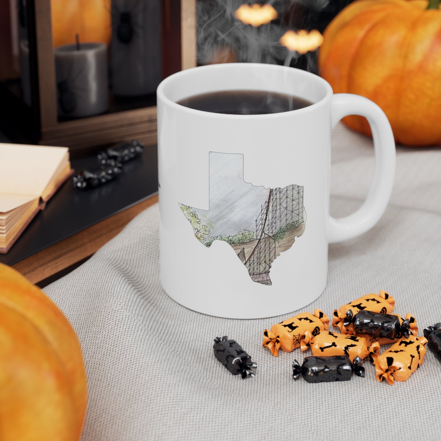 Iron Rattler Rollercoaster Inspired Mug