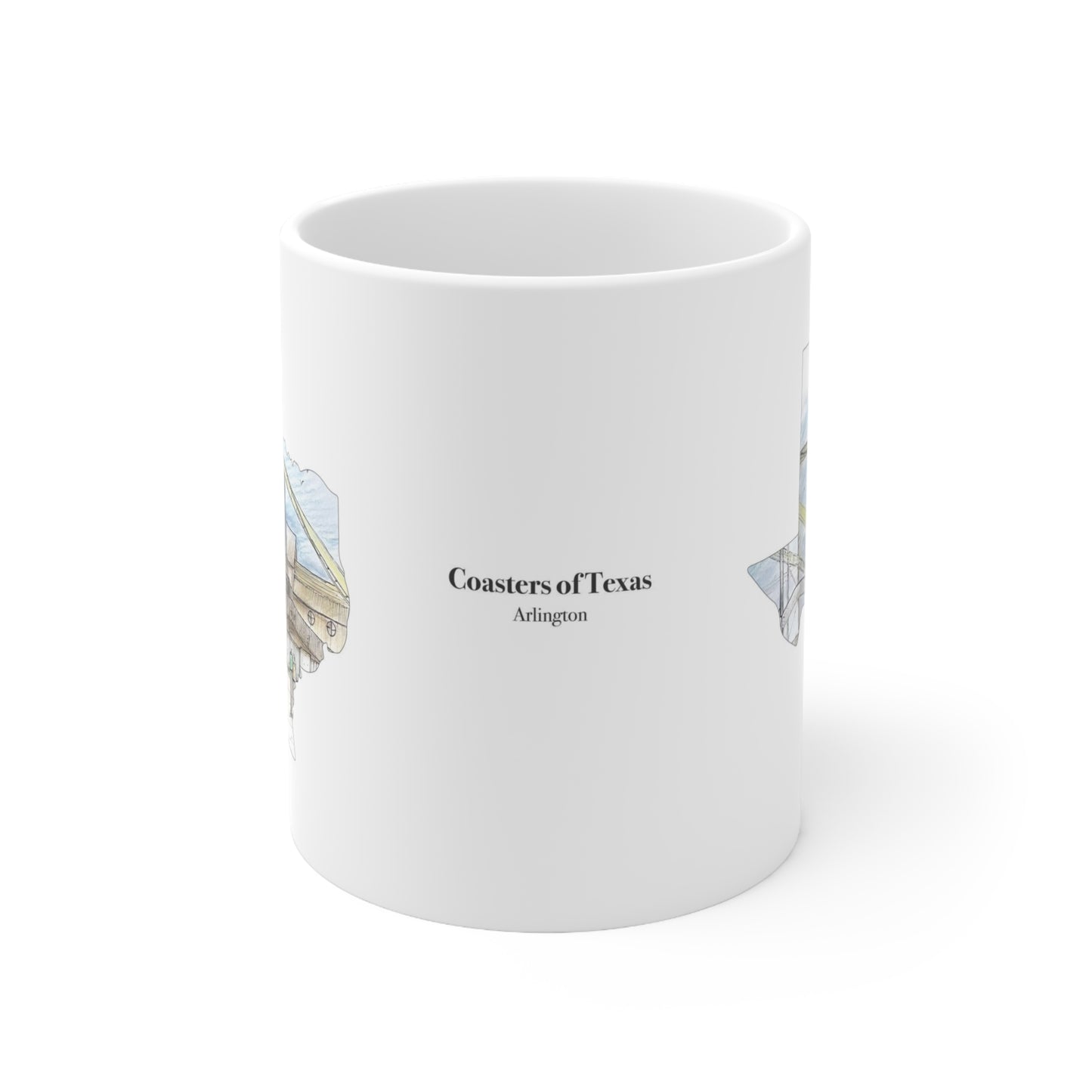 Batman The Ride Rollercoaster Inspired Mug
