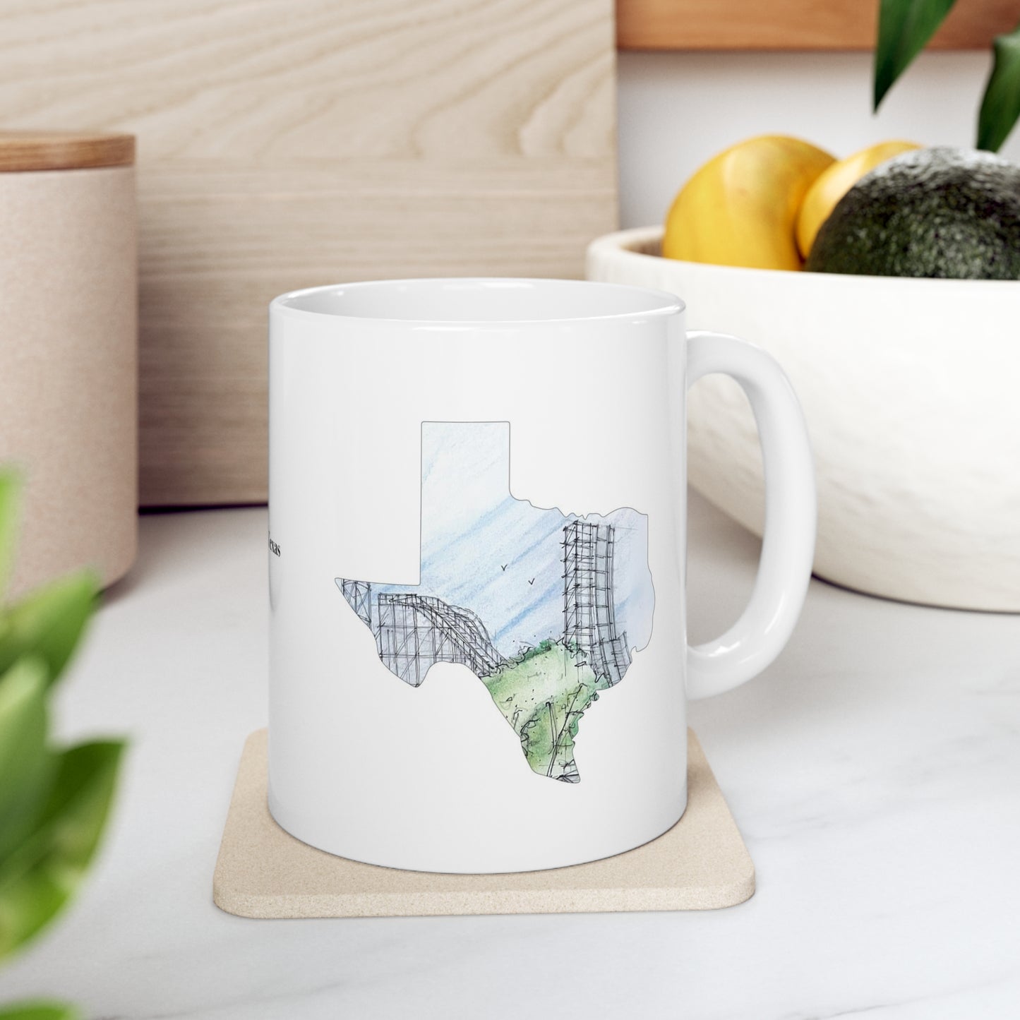 Switchback Rollercoaster Inspired Mug
