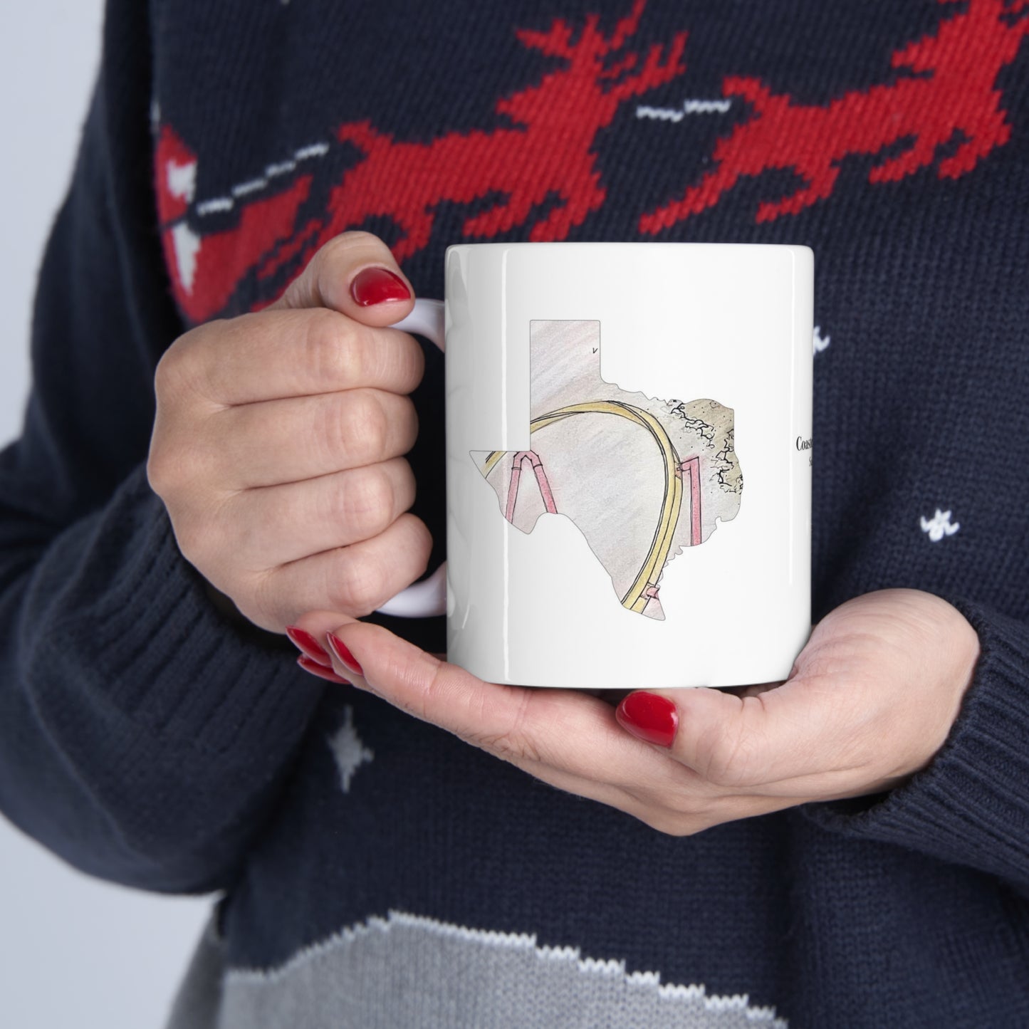 Wonder Woman Golden Lasso Rollercoaster Inspired Mug