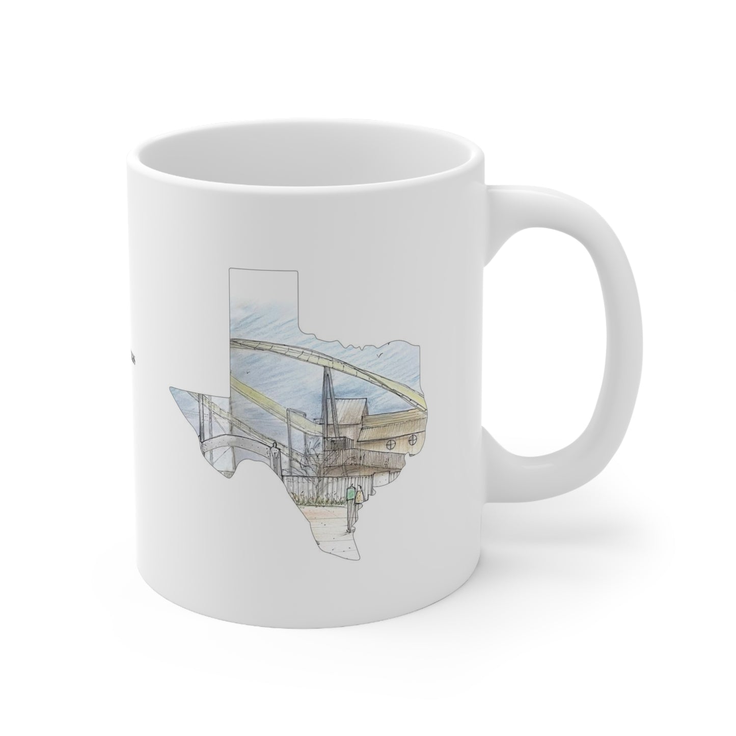 Batman The Ride Rollercoaster Inspired Mug