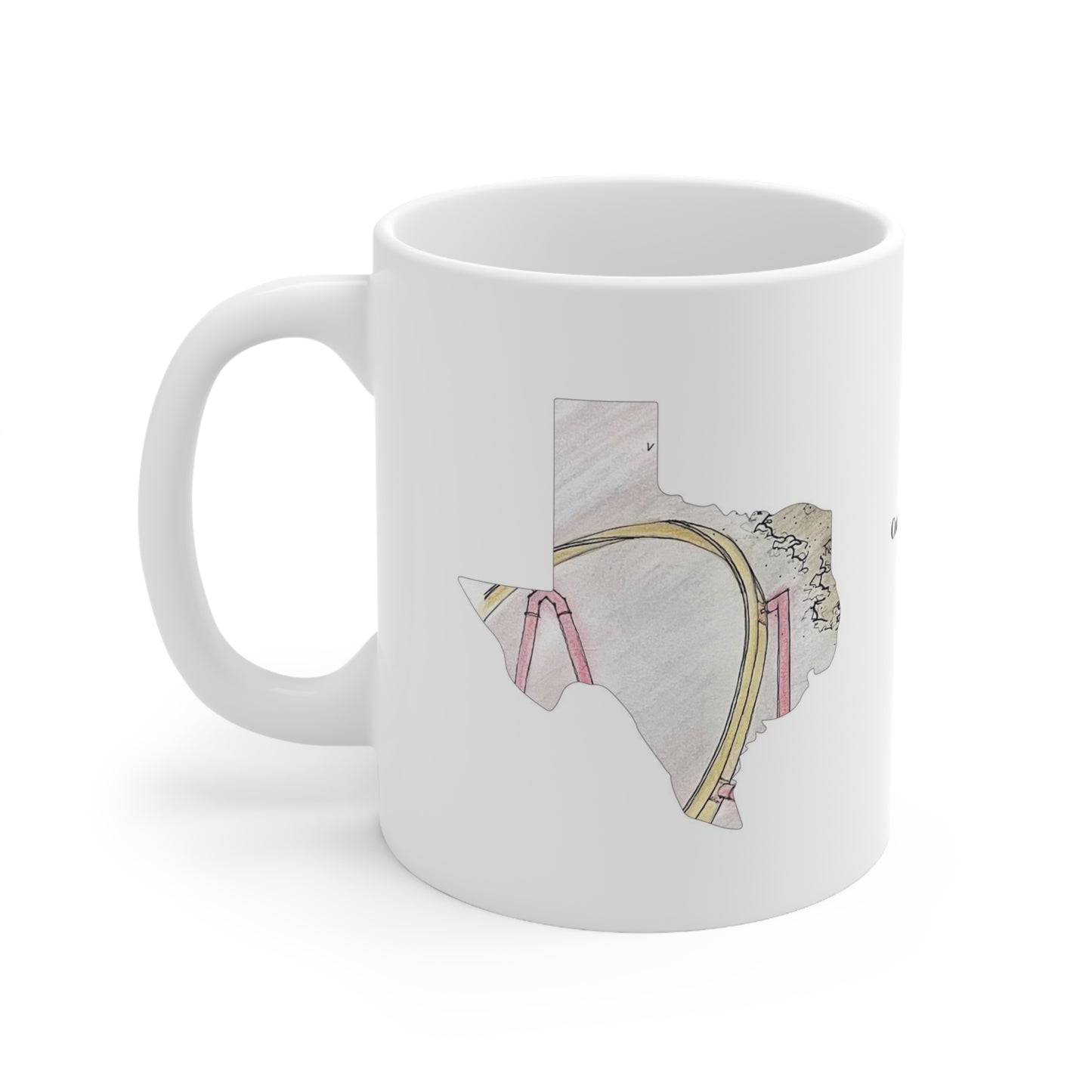 Wonder Woman Golden Lasso Rollercoaster Inspired Mug