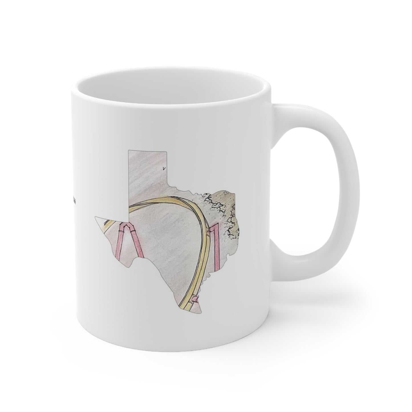 Wonder Woman Golden Lasso Rollercoaster Inspired Mug