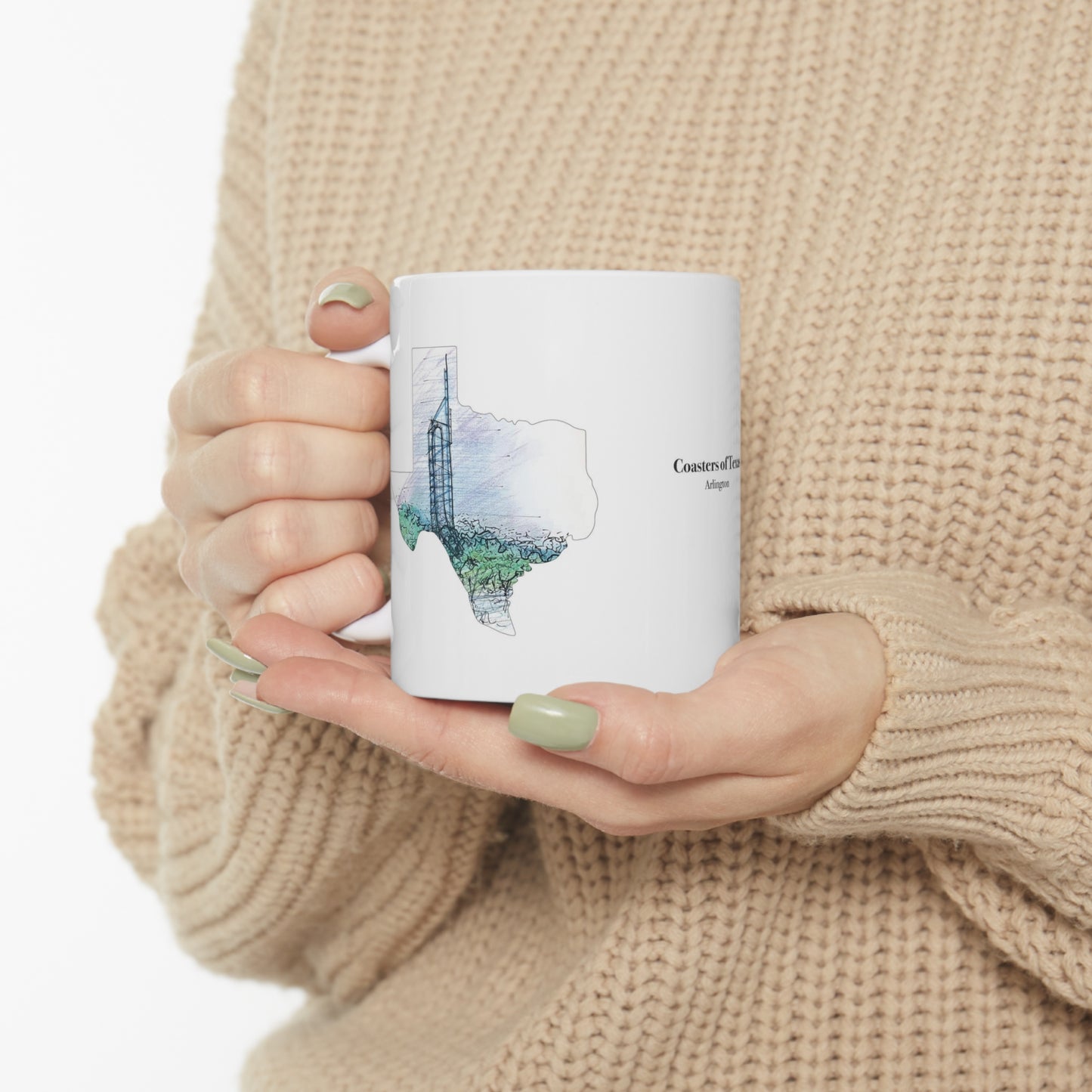Mr. Freeze Rollercoaster Inspired Mug