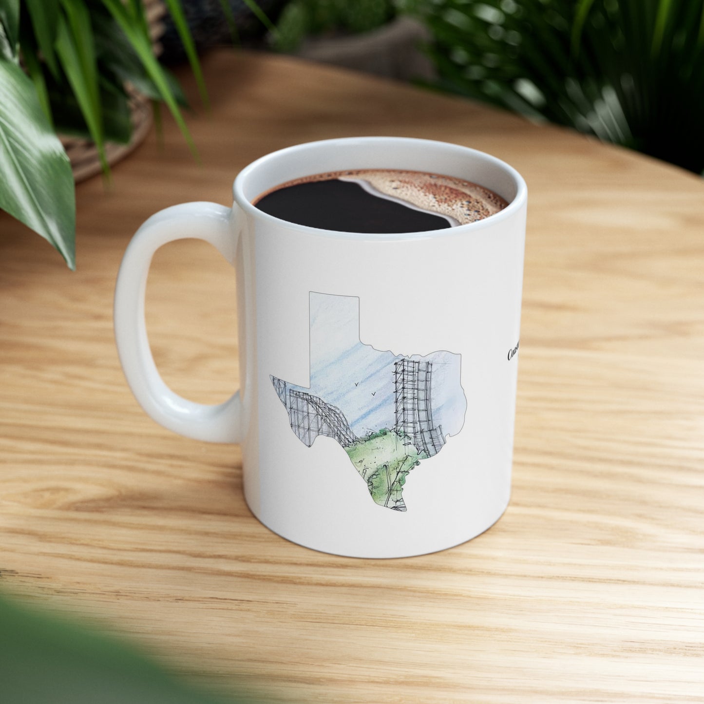 Switchback Rollercoaster Inspired Mug