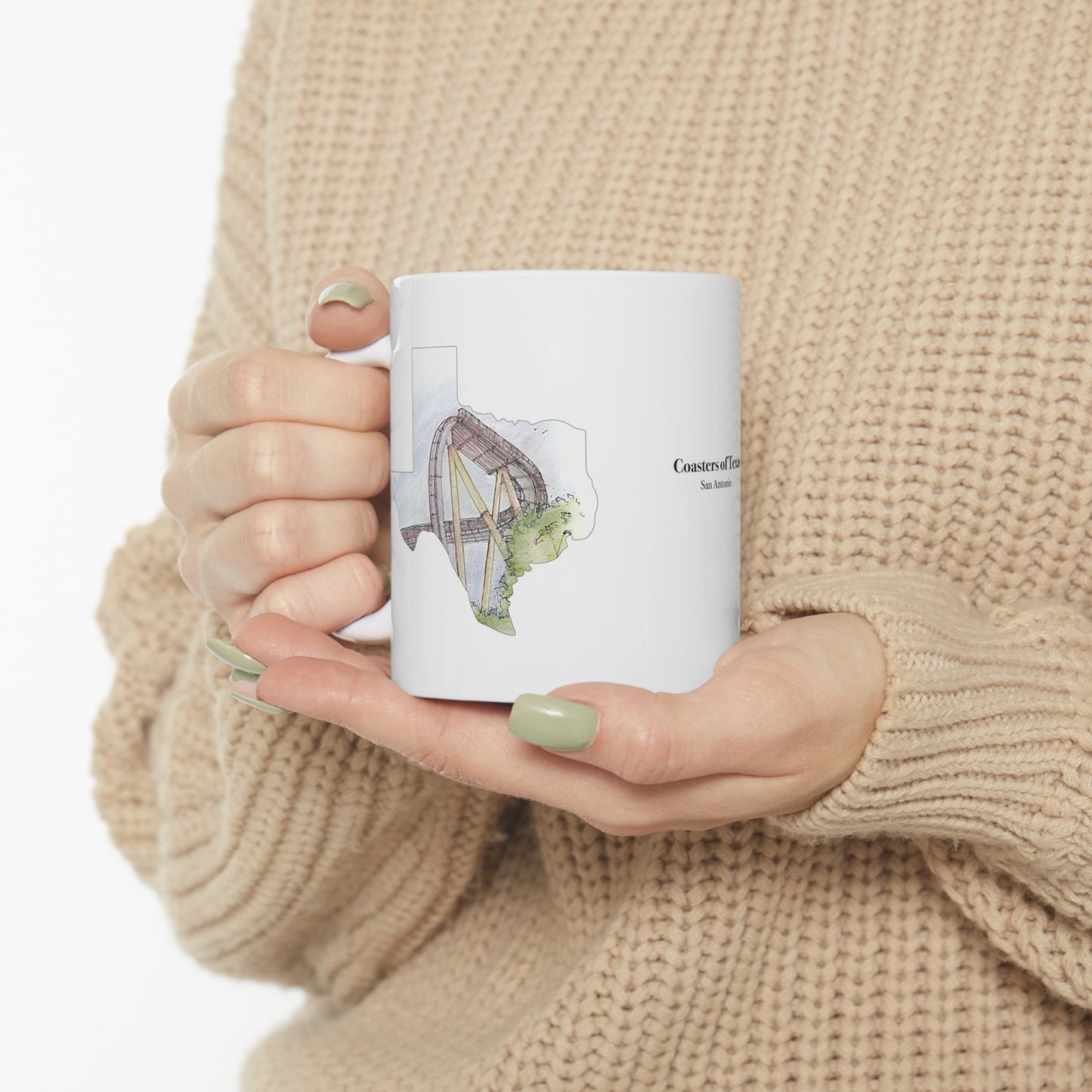 Dr. Diabolical's Cliffhanger Rollercoaster Inspired Mug