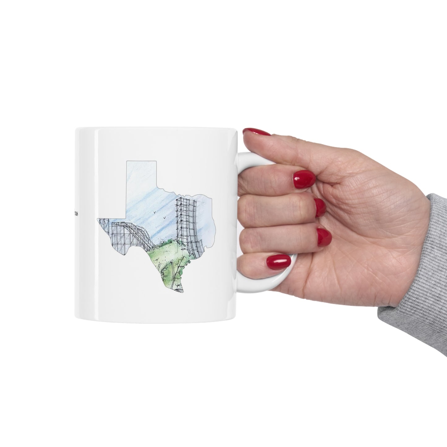 Switchback Rollercoaster Inspired Mug