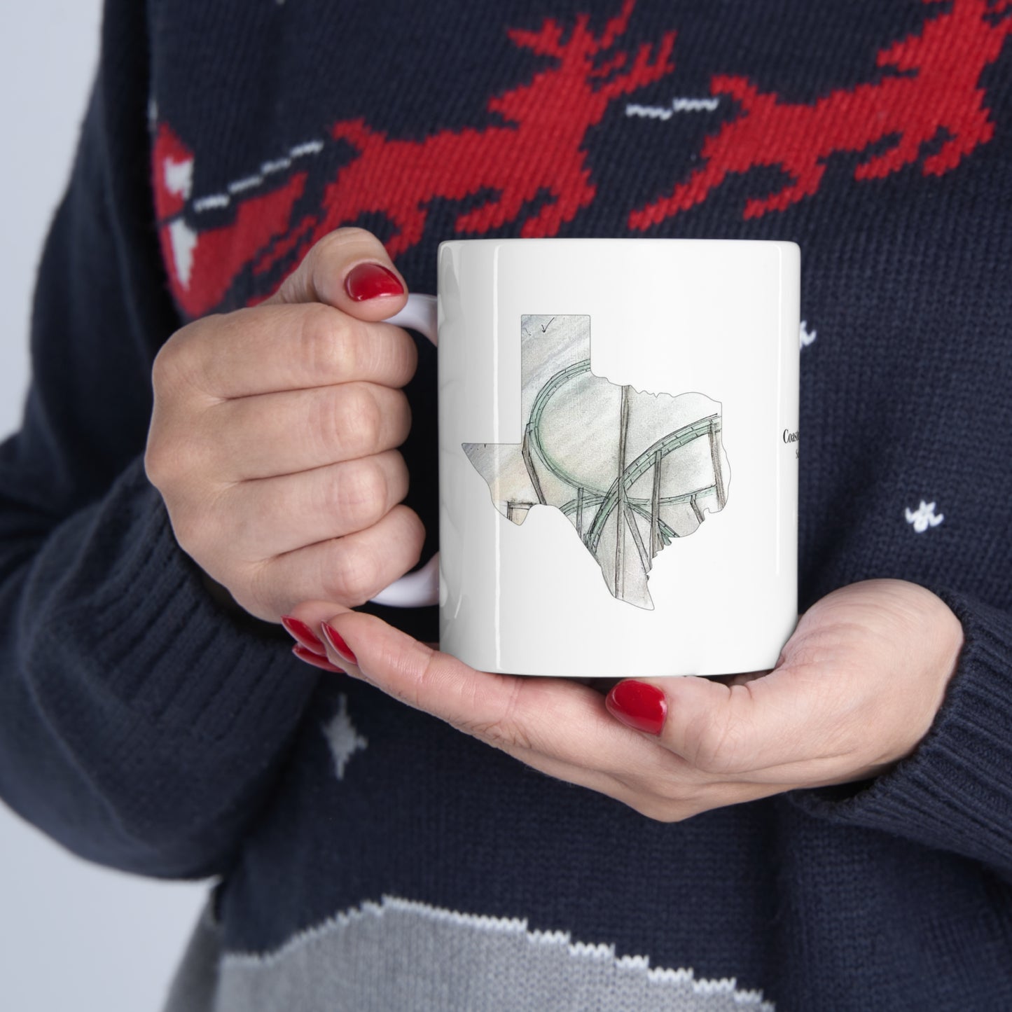 Poltergeist Rollercoaster Inspired Mug
