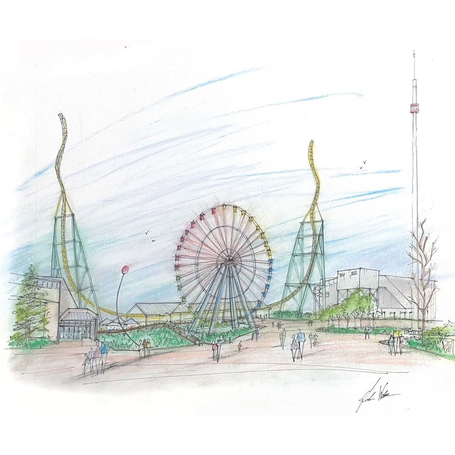 Rollercoaster Art Commission
