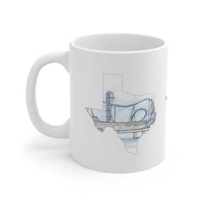 Coasters of Texas Mug | Steel Coaster | Galveston