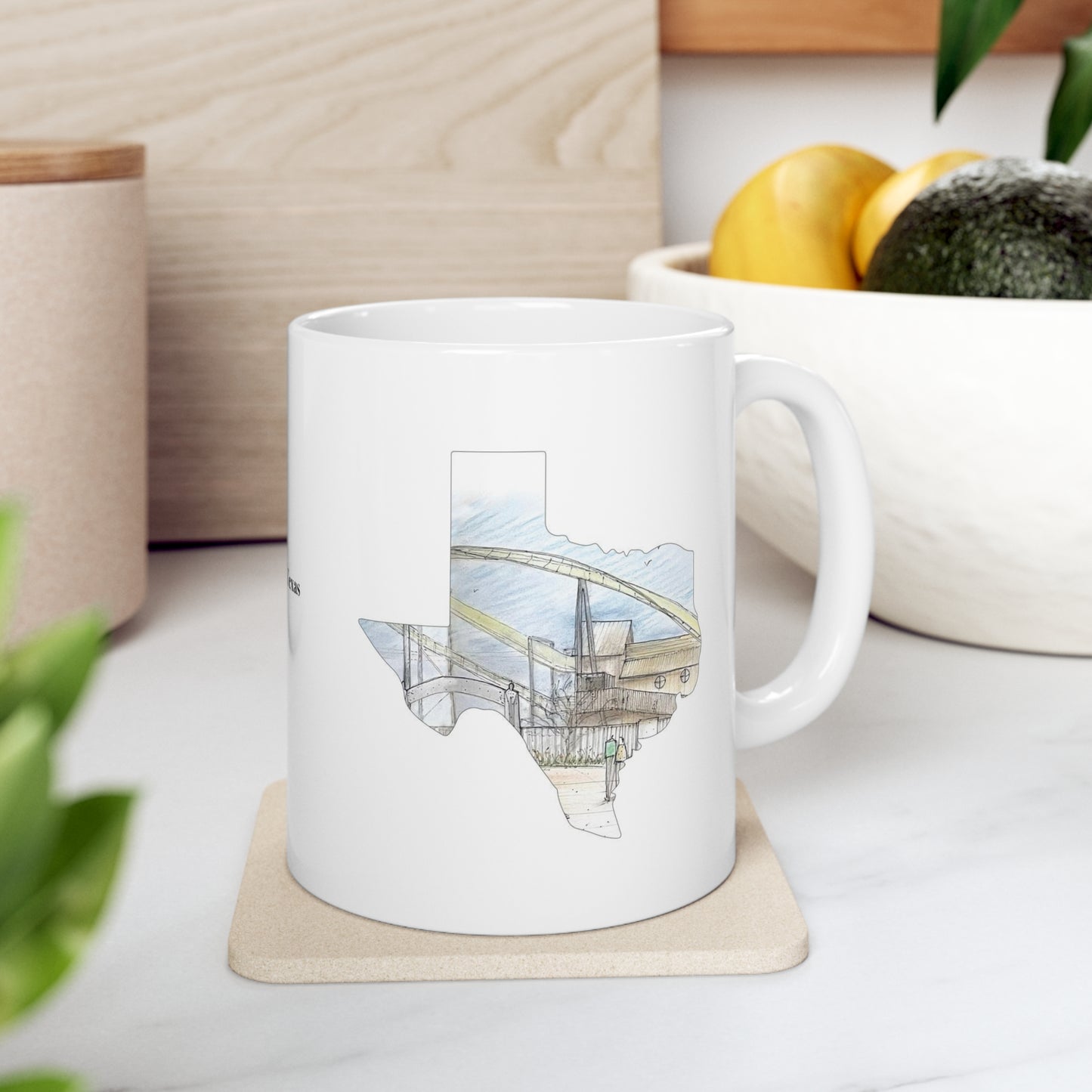 Coasters of Texas Mug | Steel Inverted Coaster | Arlington