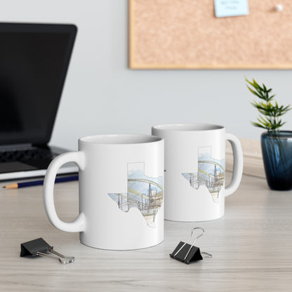 Coasters of Texas Mug | Steel Inverted Coaster | Arlington