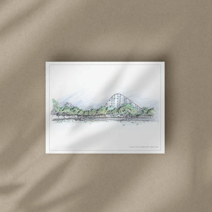 11x14 Texas Hyper Coaster Print – view 2