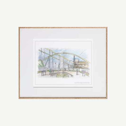 11x14 Texas Inverted Coaster Print