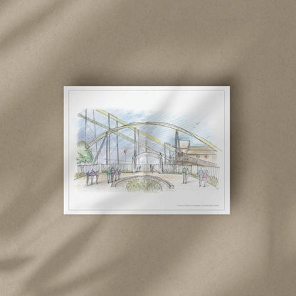 11x14 Texas Inverted Coaster Print – view 2