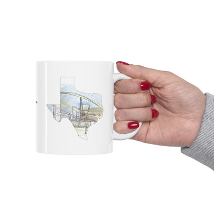 Coasters of Texas Mug | Steel Inverted Coaster | Arlington