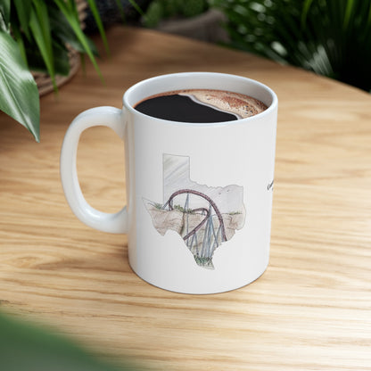 Superman Krypton Rollercoaster Inspired Mug