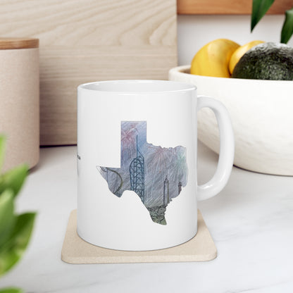 Six Flags Over Texas Inspired Mug