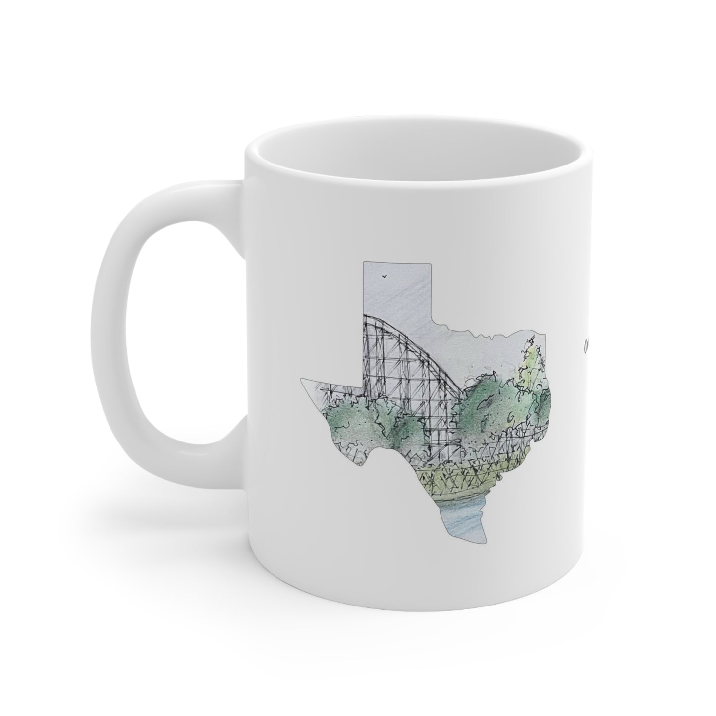 Coasters of Texas Mug | Wooden Coaster | Arlington