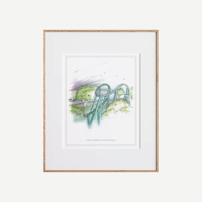 Raptor Rollercoaster Inspired Artwork