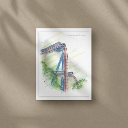 Valraven Rollercoaster Inspired Artwork