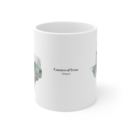 Judge Roy Scream Rollercoaster Inspired Mug