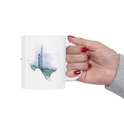 Coasters of Texas Mug | Steel Launch Coaster | Arlington