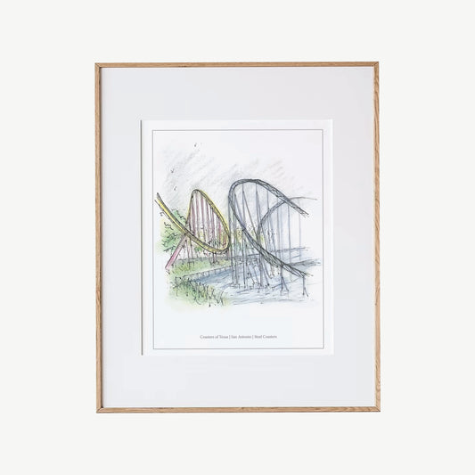 8x10 San Antonio Hyper and Launched Coasters Print