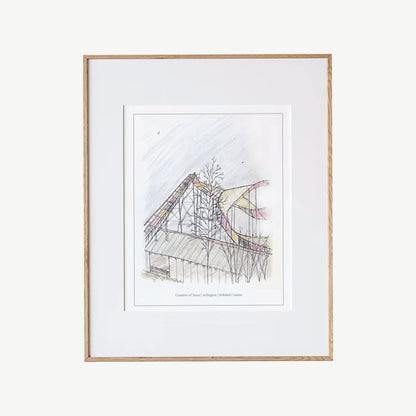 8x10 Texas Bobsled Coaster Print