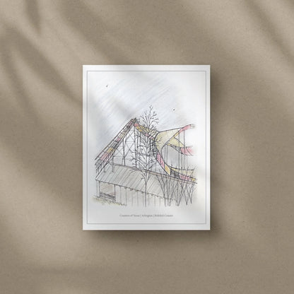 8x10 Texas Bobsled Coaster Print – view 2