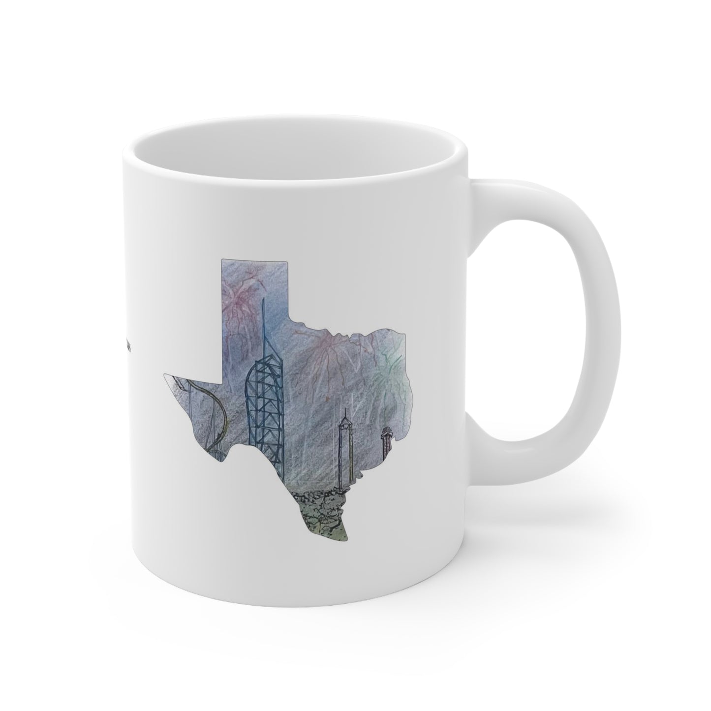 Six Flags Over Texas Inspired Mug