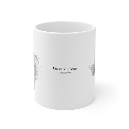 San Antonio Wooden Coaster Mug – view 2